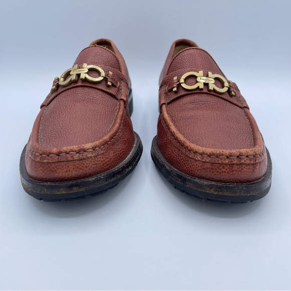 Salvatore Ferragamo Loafers 10 Brown - Picture 4 of 16